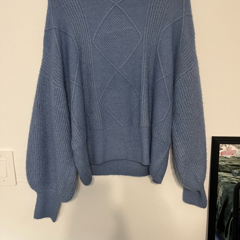 Elegant Blue Knit Sweater for Women from Dillards
